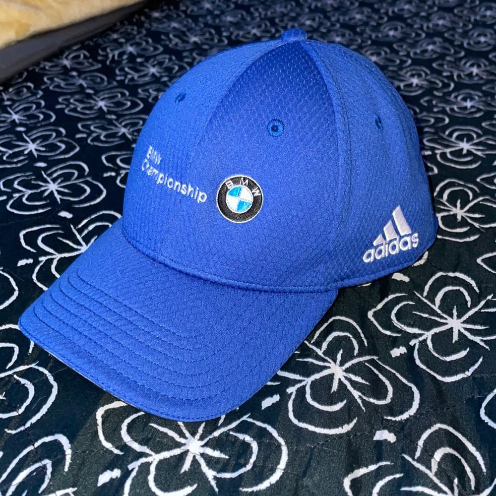 Blue Adidas BMW Championship Fitted Golf Hat